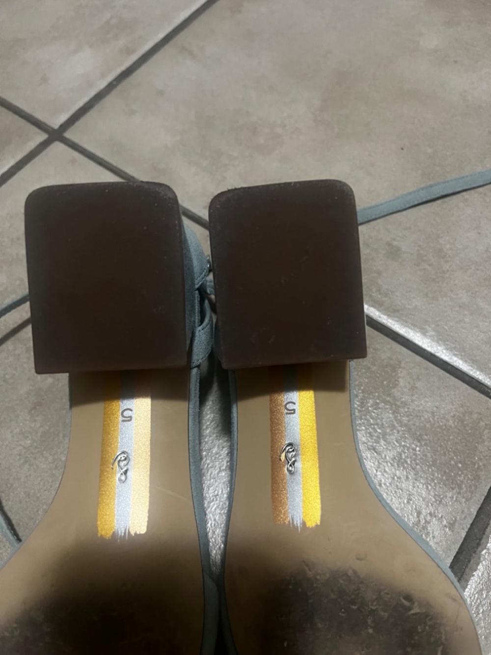 Sam Edelman heeled sandals size 5 - Picture 5 of 6
